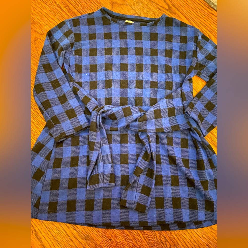 Girls Zara Plaid shirt dress